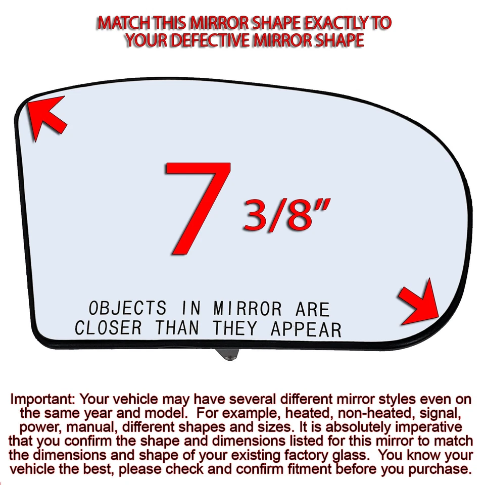 右侧镜背板适用于 2001 - 07 梅赛德斯奔驰 C 级 E 级带加热 — 第 2/4 张图片