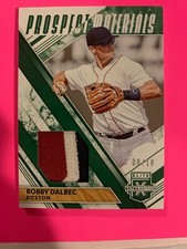 2019 ELITE EXTRA EDITION BOBBY DALBEC PROSPECT MATERIALS 8/10~3CLR ~ #PM-BD RED 