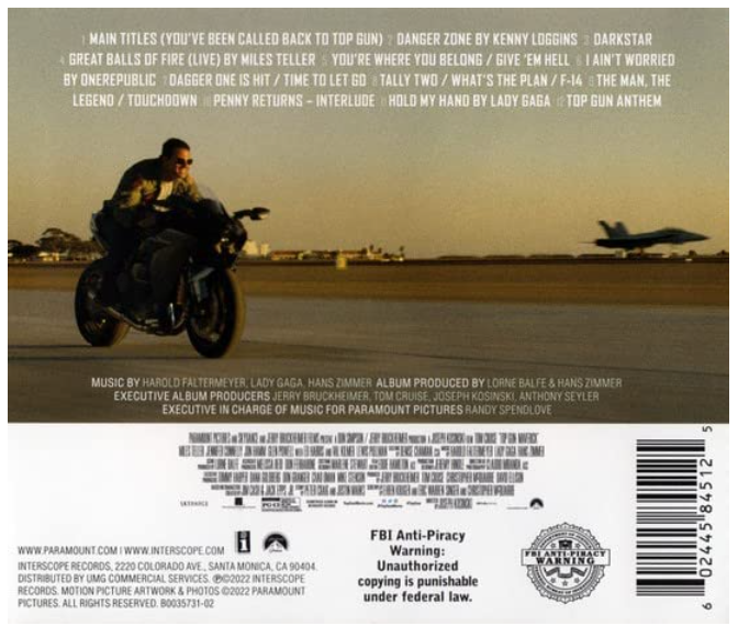 Various Artists Top Gun Maverick (Music From The Motion Picture) (CD