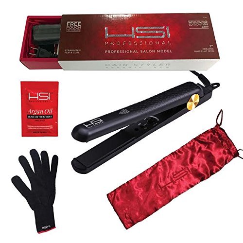 Kit Plancha Iónica Alisadora De Cabello De Cerámica Turmalina Profesional |  eBay