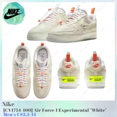 Nike Air Force 1 Experimental White CV1754-100 Men's US3.5-14 NEW