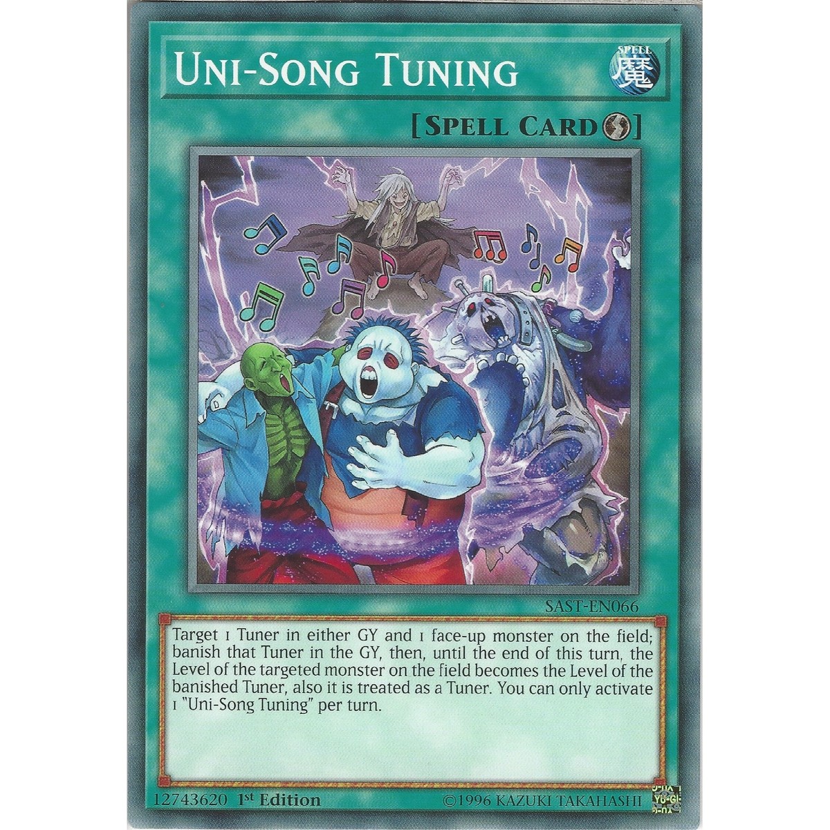 Yu-Gi-Oh! TCG: Uni-Song Tuning - SAST-EN066 - Common - Spell Card - 1st Edition Yu-Gi-Oh! TCG: Uni-Song Tuning - SAST-EN066 - Common - Spell Card - 1st Edition