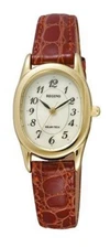 CITIZEN REGUNO SOLAR-TECH RL26-2092C Solor Women's Watch Brown Leather Band NEW