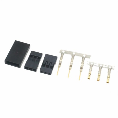 2sets RC JR Futaba Set Male/Female Batttery Servo Connector Plug Gold Plated - Picture 3 of 8