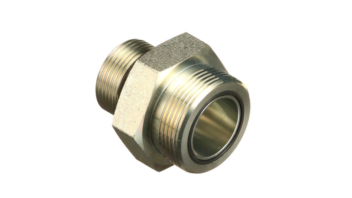 86579684-Hyd Connector 1-11/16''-12 ORFS x M33 x 2.0 ORB For New