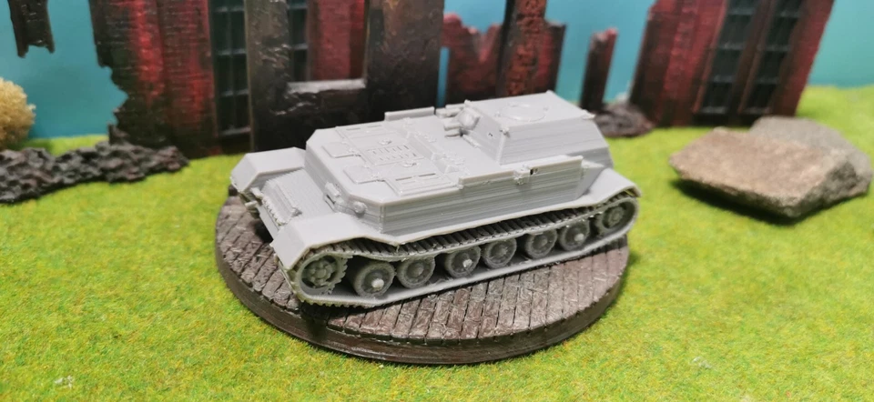 " Bergelefant " Veicolo Corazzato Recupero Il Wehrmacht Come Kit Modellismo 1:87 - Immagine 3 di 3