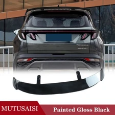 Universal Fit For Hyundai Tucson Rear Roof Spoiler Modified Wing ABS Gloss Black