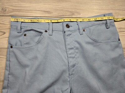 Levi's Sta-Prest Blue Pants Sz 33x32 Black Tag 60's/70's