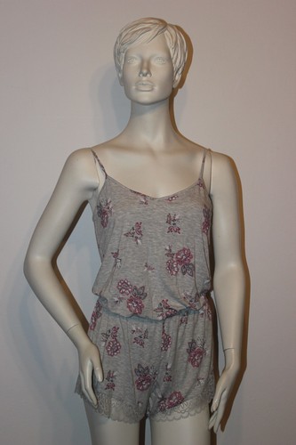 Triumph Jumpsuit Amourette Spotlight Teddy 01Gr. 38 grau Pyjama mit Spitze - 第 1/9 張圖片