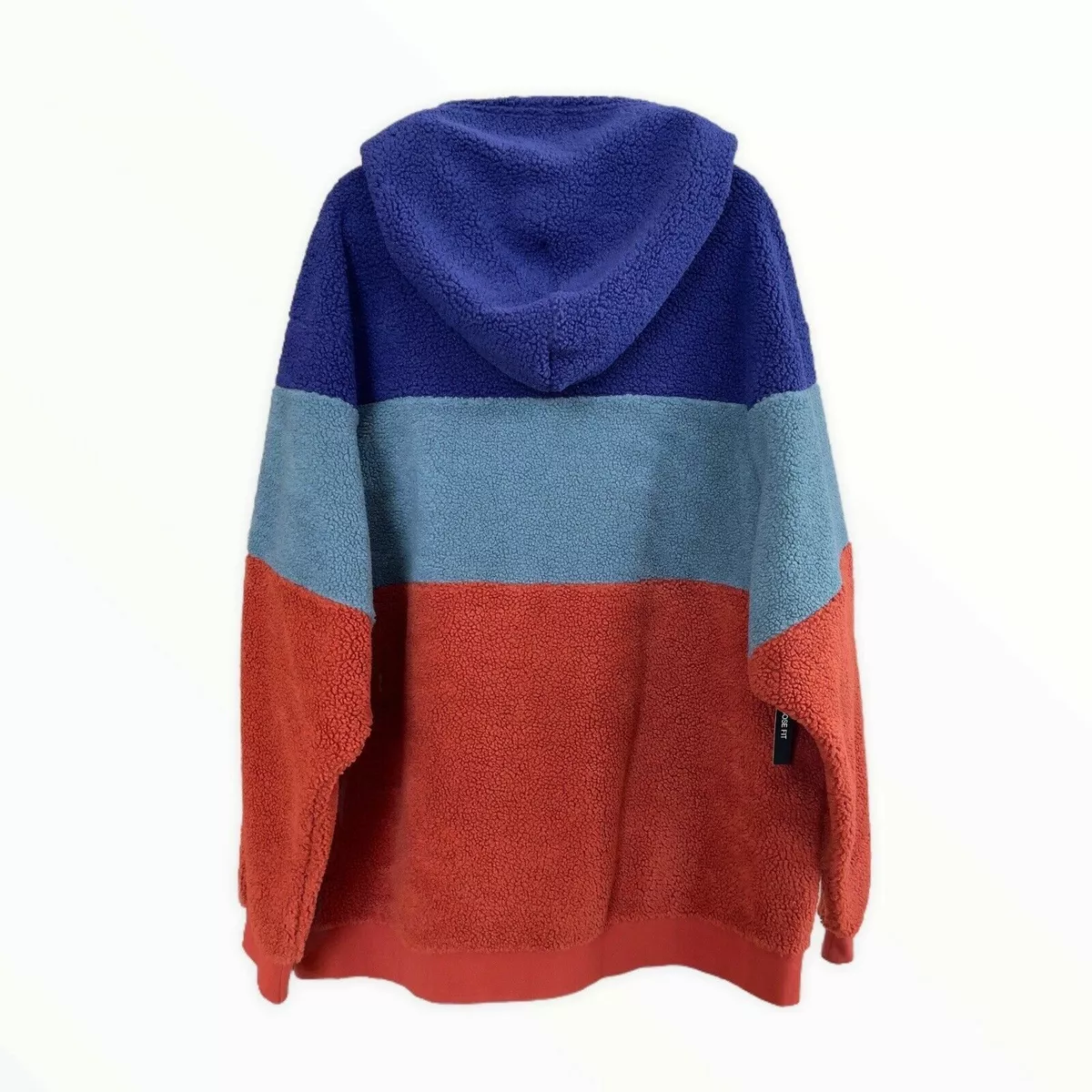 Nike Air Jordan Tri Color Sherpa Pullover Hoodie BQ6951 505 Men s Size M