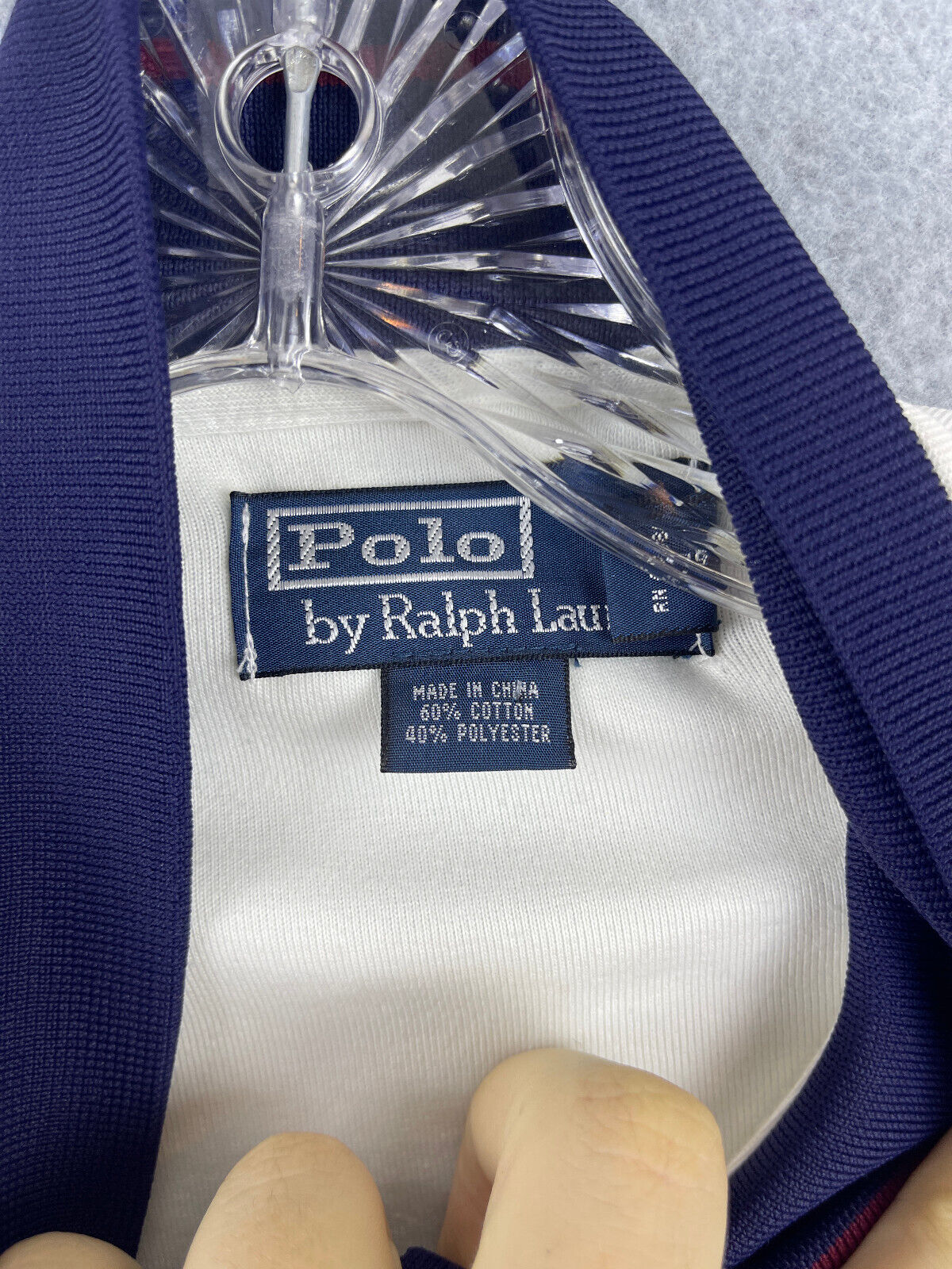 VTG Ralph Lauren Polo Big Pony Jacket Size XL Whi… - image 7