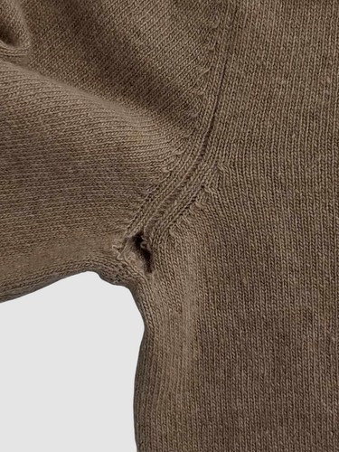Dolce & Gabbana Women's Brown Cashmere Wool Cropped Sweatshirt Sweater Size 38 - Picture 6 of 6