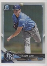 2018 Bowman Draft Chrome Refractor Brendan McKay #BDC-100 3qs