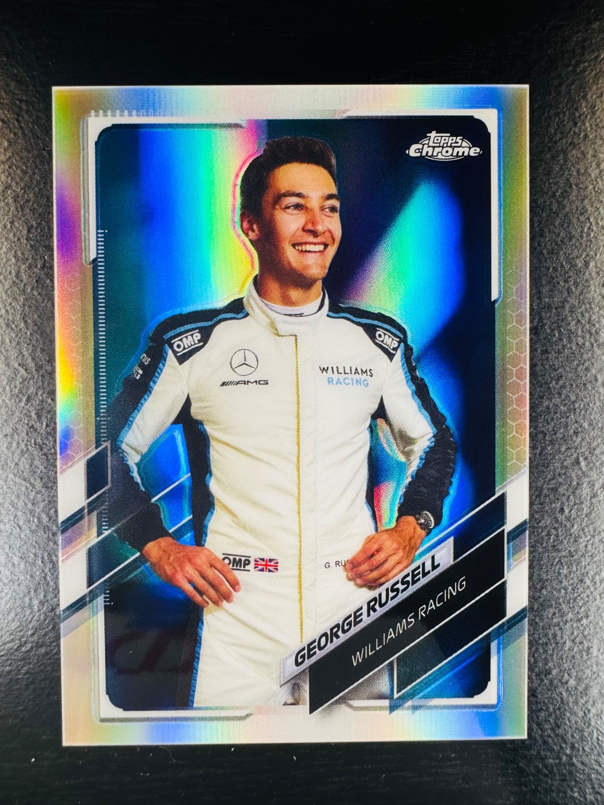 2021 George Russell Refractor Topps Chrome #19 F1 Formula 1