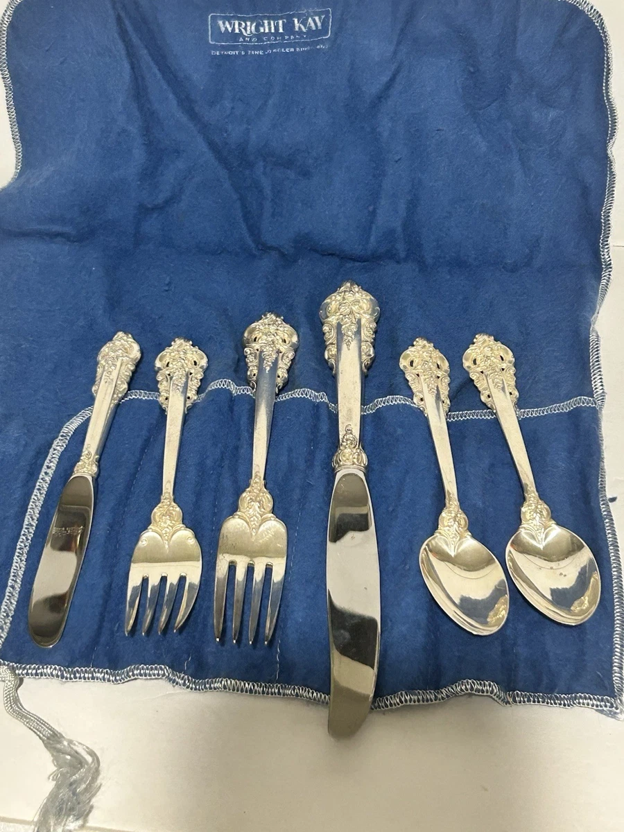 Silversmiths Towle 米国 アメリカ　純銀　シルバー　フォーク　スターリングシルバー　Wallace スターリングシルバー | サービングフォーク カトラリー(スプーン等)