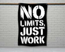 Motivational Gym Flag - Custom Home Gym Decor Wall Tapestry