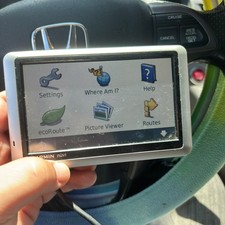 Garmin Nuvi 1450 Portable GPS Navigation System Works Map Update Required