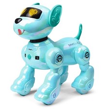 VATOS Rechargeable Robot Dog for Kids, Remote Control Robotic Dog with Progra...