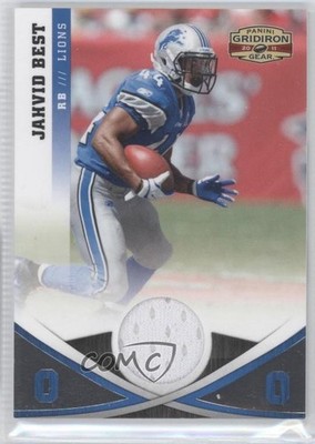 2011 Panini Gridiron Gear Silver O's Materials 45/49 Jahvid Best #100 0t3