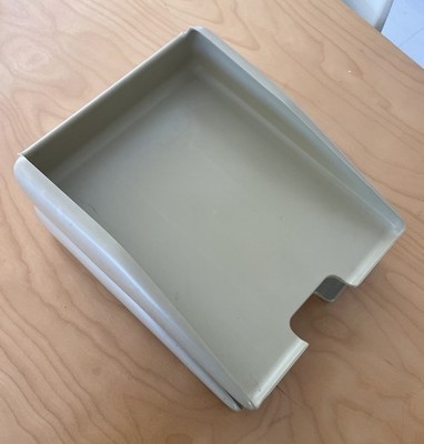 MCM Eldon Stackable Paper Tray 1983 Tan