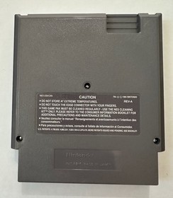 Monopoly NES Game Clean Label Loose Tested