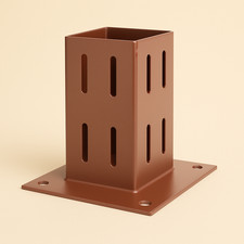 Metpost Wedge Fit Bolt Down Post Shoe For 100mm Timber Post