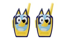 ekids Bluey Toy Walkie Talkies for Kids, Extended Range, Static-Free Sound