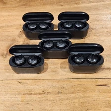 Lot of 5 JLab Go Air Pop Ear Buds Bluetooth Wireless Black TWS IPX4 Compact