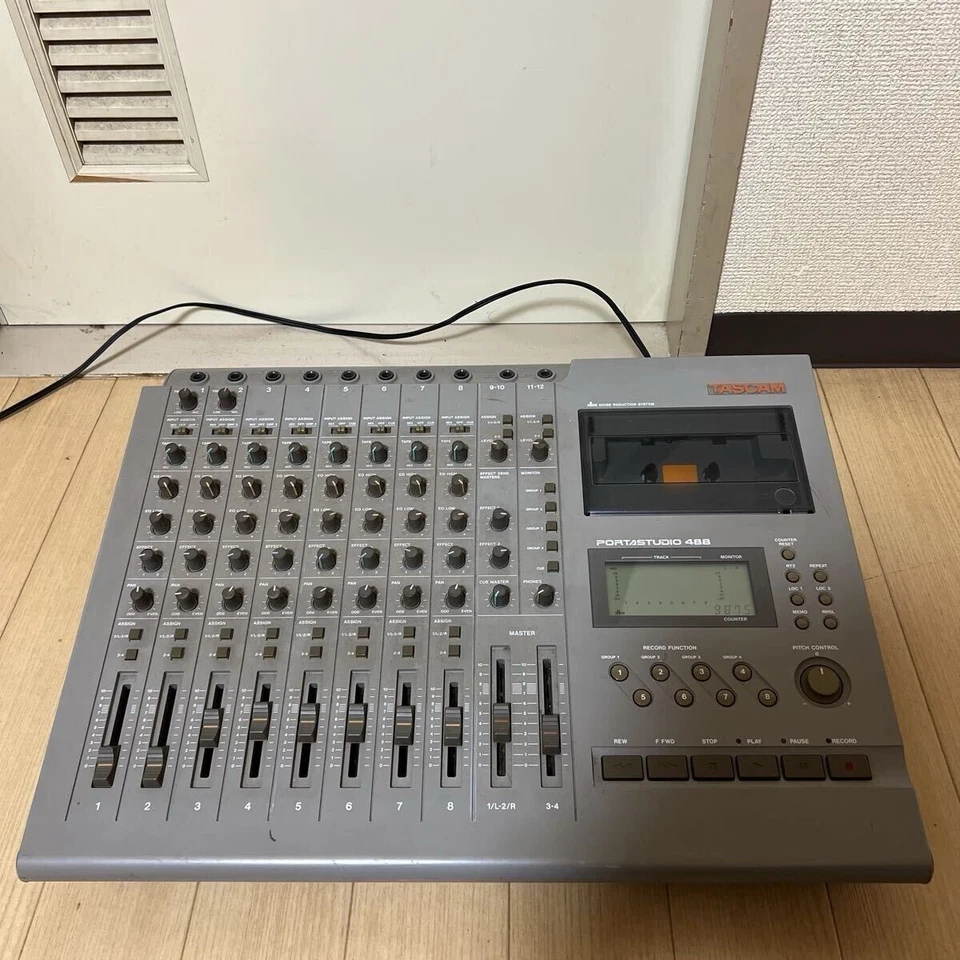 JUNK Tascam Portastudio 488 8-Track Multitrack Cassette Tape Recorder DDP - Image 3 of 4