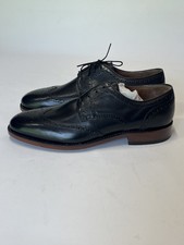 Mens Johnston Murphy Melton Black Wingtip Leather Dress Shoes 9D NEW