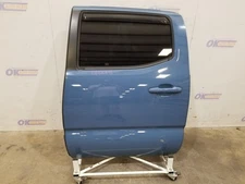 18 2018 TOYOTA TACOMA CREW CAB DRIVER LEFT REAR DOOR BLUE 