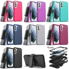 For Samsung Galaxy S21/FE/S21 Ultra/S21 Case Cover Hybrid / Kickstand Belt Clip