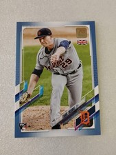 Tarik SKUBAL 2021 Topps UK Baseball Card NM Rookie RC SP BLUE /75. rookie card picture