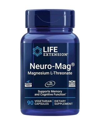 Life Extension Neuro-Mag Magnesium L-Threonate，90 Vegetarian Capsules