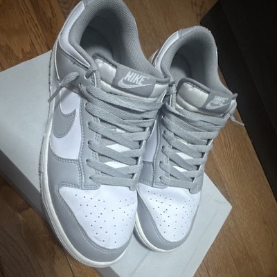 Nike Dunk Low Top Light Smoke Grey/White Leather Sneaker