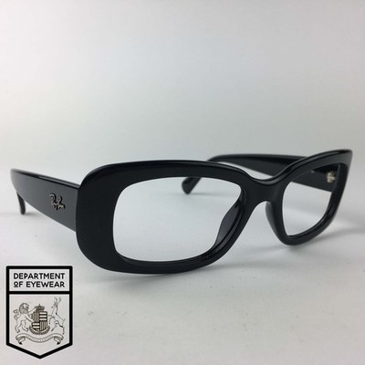 RAY-BAN Brille SCHWARZ RECHTECKIG Brillengestell MOD: RB 4122 601/8G
