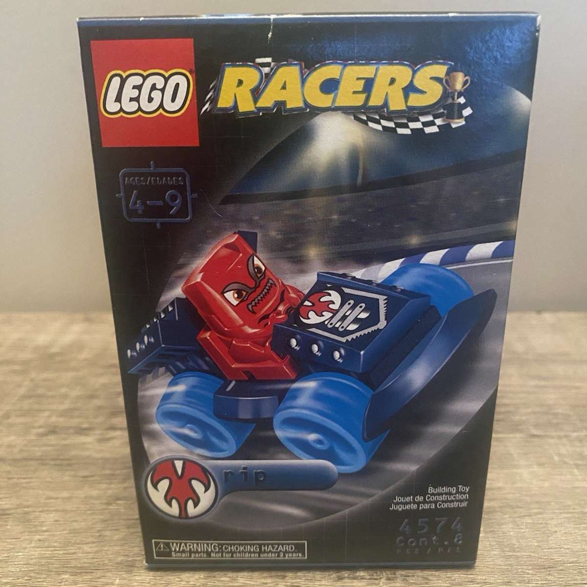 Lego Rip 4574 Racers Brand New Sealed Box Set 2001 Vintage Toy Car