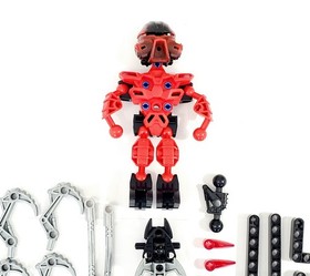 LEGO Bionicle 8621 Turaga Dume and Nivawk 100% Complete w/Red Eyes