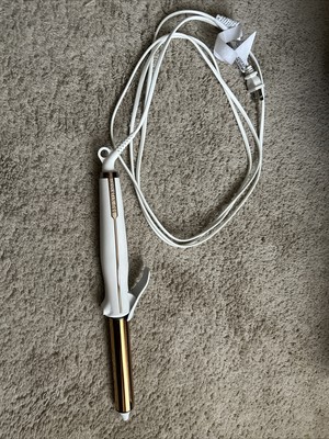 Kristin Ess Curling Iron White Gold Barrel with Swivel Cord