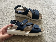 Wolky Women's Size 40 ‘Ikaria’ Adjustable Slingback Ankle Strap Strappy Sandals