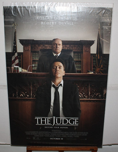 JUDGE int'l advance DS 1sh '14 lawyer Robert Downey Jr. & judge Robert Duvall