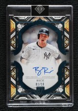 2025 Topps Transcendent Collection Rookie Showcase Blue 1/10 Ben Rice Auto RC