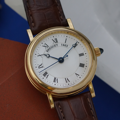 Breguet Classique Mother of Pearl Guilloche 8067 BA/52/964 18k