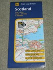 AA Road Map of Scotland - Scale 1:300,000 - 2007