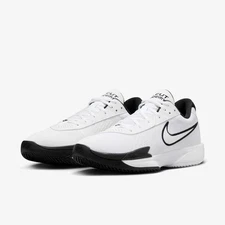 Nike Air Zoom G.T. Cut Academy Basketball Shoes White Black FB2599-100 Men's NEW
