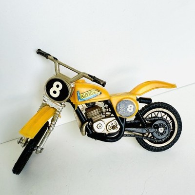 Vtg 1980 Zee Toys Ridge Riders Dirt Bike Die Cast Suzuki RM125