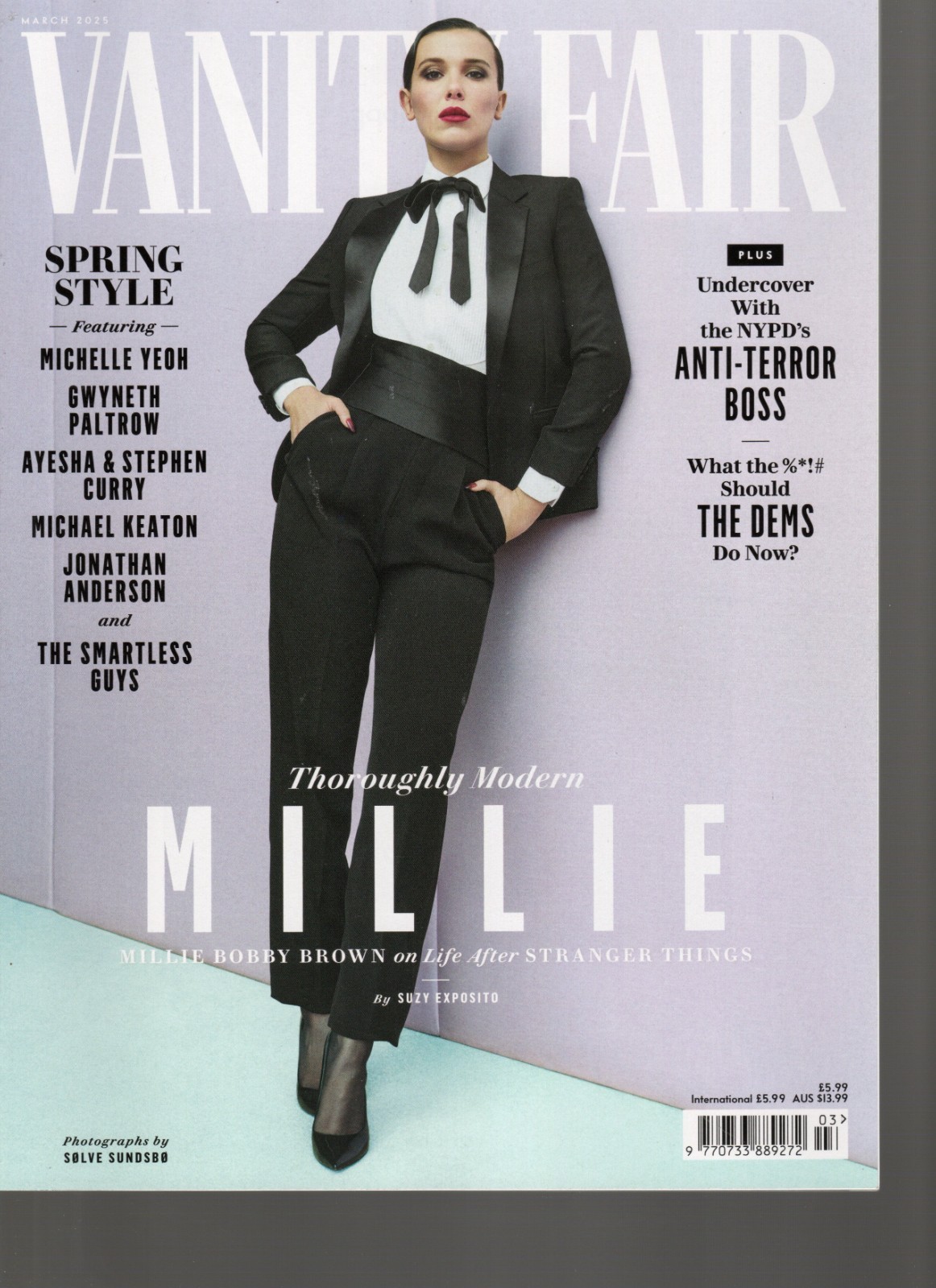 Vanity Fair Mag March 2025 - Millie Bobby Brown (Suit Cover), Benito Skinner,