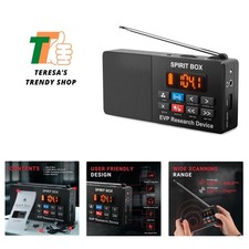 Spirit Box   Ghost Hunter  s Choice Equipment Kit with 32 GB Micro SD  Integr...