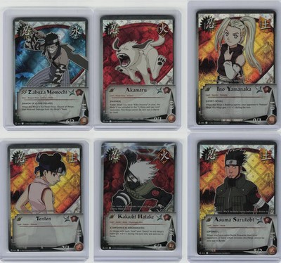 Naruto CCG The Path to Hokage Ninjas Unlimited Diamond Foil Wavy Foil NM - LP