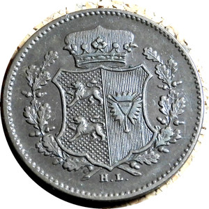 elf Germany Schleswig-Holstein 1 Dreiling 1850 TA  Eklund Collection